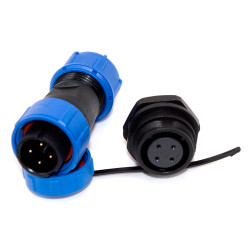 Разъем герметический SP1710, IP68, комплект, 4pin