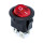 Перемикач клавішний KCD1-8-201N d- 20мм, 220V, 4pin, Red