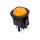 Перемикач клавішний KCD1-8-201N d- 20мм, 220V, 4pin, Yellow