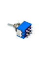 Тумблер MTS-302, 6.0мм, 9pin, 2A 250VAC, ON-ON, red