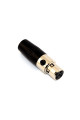 Гніздо mini XLR 4pin, корпус metal, на кабель