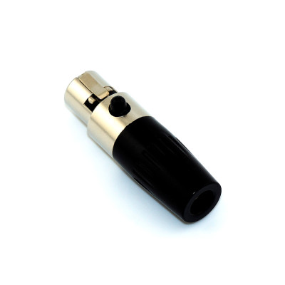 Гніздо mini XLR 5pin, корпус metal, на кабель