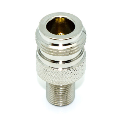 Перехідник RF, гніздо N - гніздо F, корпус metal