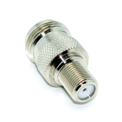 Перехідник RF, гніздо N - гніздо F, корпус metal