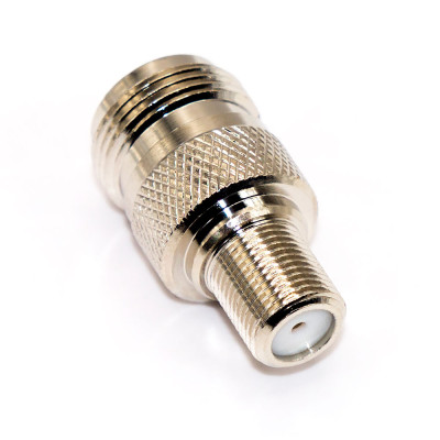 Перехідник RF, гніздо N - гніздо F, корпус metal