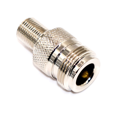 Перехідник RF, гніздо N - гніздо F, корпус metal