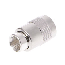 Штекер UHF (male), PL-259 накрутка на кабель RG-8 (RG-11/RG-213), HQ, Silver