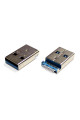 Штекер USB 3.0, AM для флешки, монтажний на плату, USB-3AM-2