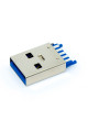 Штекер USB 3.0, AM для флешки, монтажний на плату, USB-3AM-3