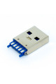 Штекер USB 3.0, AM для флешки, монтажний на плату, USB-3AM-3