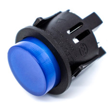 Кнопка велика PS18-16 з фіксацією, 16A, 25мм, 4pin, підсвічування 220V