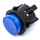 Кнопка з фіксацією PS18-16 25мм, 16A, 4pin, 220V, Blue