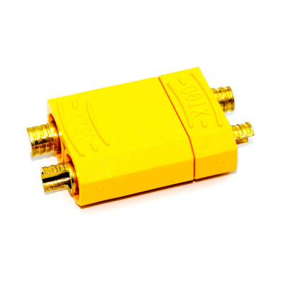 З'єднувач проводів 2pin, XT90, 90A, комплект (штекер і гніздо)