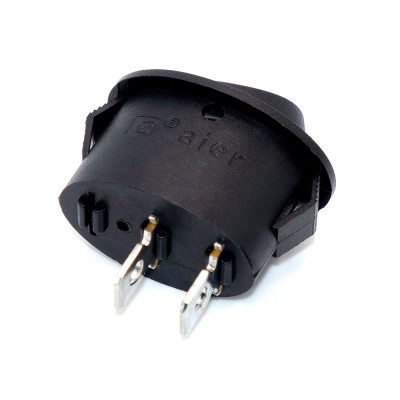 Клавішний перемикач KCD1-9-101 овальний, 220V, 6А, 2pin