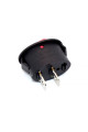 Клавішний перемикач KCD1-9-101 овальний, 220V, 6А, 2pin