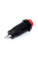 Кнопка без фіксації DS-213K, 10мм, OFF-(ON), 2pin, пластик, червона