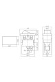 Перемикач авто ASW-06-103, 20A, 3pin, чорний корпус, ON-OFF-ON