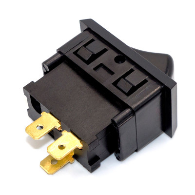 Перемикач авто ASW-06-103, 20A, 3pin, чорний корпус, ON-OFF-ON