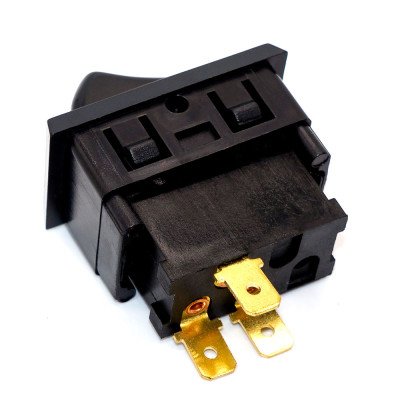 Перемикач авто ASW-06-103, 20A, 3pin, чорний корпус, ON-OFF-ON