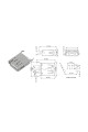 Гніздо USB / AF, монтажне, прямі контакти, USB-2AF-2