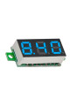 Цифровой вольтметр DC2.4-30V, LED дисплей 23х10х6мм, с кабелем 2pin, Blue