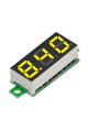 Цифровой вольтметр DC2.4-30V, LED дисплей 23х10х6мм, с кабелем 2pin, Yellow