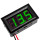 Цифровой вольтметр DC4-30V, LED дисплей, (вставка), кабель 2pin, Green