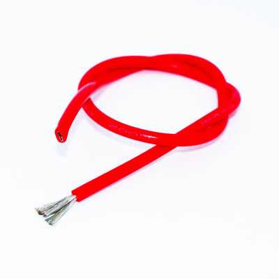 Кабель силіконовий 14AWG, 1Cх2.0мм2, гнучкий, 1м