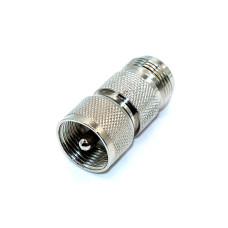 Перехідник UHF - N type, штекер UHF (PL-259) - гніздо N type, metal