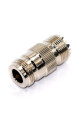 З'єднувач N type – UHF, N-type (female) – UHF (SO239) (female), корпус латунь