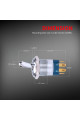 Тумблер авто TS16-11EL, IP67, підсвічування LED RGB 12-24V, 20A, 6pin