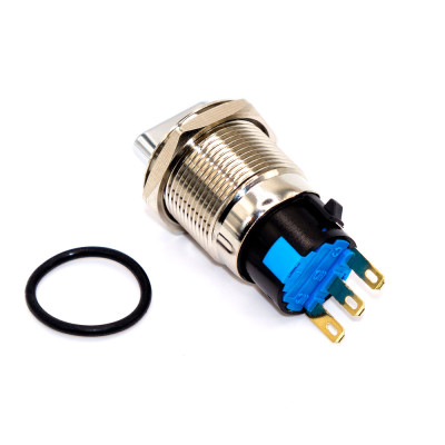 Перемикач Anti-Vandal 19мм, з фіксацією, IP65, 5А, 220V, 3pin, ON-ON