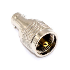 Перехідник UHF - BNC, штекер UHF (PL259) (male) – гніздо BNC (female)