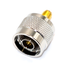 Перехідник SMA - N type, N-type (male) - SMA standard (female), metal