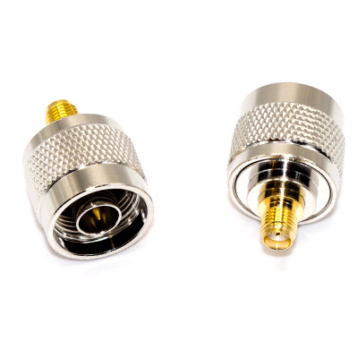 Перехідник SMA - N type, N-type (male) - SMA standard (female), корпус metal