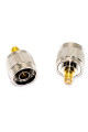 Перехідник SMA - N type, N-type (male) - SMA standard (female), корпус metal