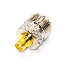 Перехідник SMA – UHF, гніздо SMA standard – гніздо UHF (SO239), корпус metal