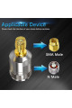 Перехідник SMA standard (female) - N type (female), корпус metal, тип 1