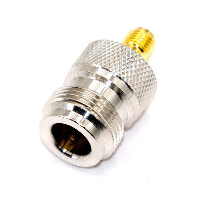Перехідник SMA standard (female) - N type (female), корпус metal, тип 1