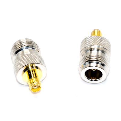 Перехідник SMA standard (female) - N type (female), корпус metal, тип 1