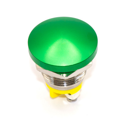 Кнопка Anti-Vandal high Button GQ16D "гриб", 16мм, без фіксації, 2pin, OFF-(ON), гвинт