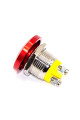 Кнопка Anti-Vandal high Button GQ16D "гриб", 16мм, без фіксації, 2pin, OFF-(ON), гвинт