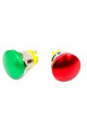 Кнопка Anti-Vandal high Button GQ16D "гриб", 16мм, без фіксації, 2pin, OFF-(ON), гвинт