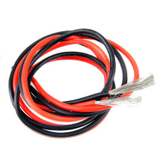 Кабель питания монтажный силиконовый 10AWG, 1Cх5.3мм2, гибкий, 1м