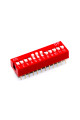 DIP перемикач (dip switch) DS-12 в плату, 24pin, ON-OFF, red