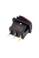 Перемикач міні KCD1-2-101NW, IP65, 6A, 3pin, підсвічування 220V, ON-OFF