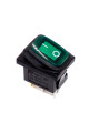 Перемикач міні KCD1-2-101NW, IP65, 6A, 3pin, підсвічування 220V, ON-OFF