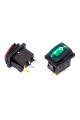 Перемикач міні KCD1-2-101NW, IP65, 6A, 3pin, підсвічування 220V, ON-OFF