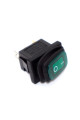 Перемикач міні KCD1-2-101NW, IP65, 6A, 3pin, підсвічування 220V, ON-OFF