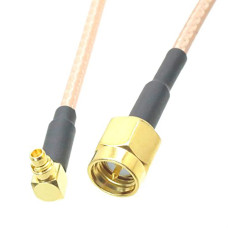 Пігтейл антенний MMCX (MMCX - штекер SMA (male) standard) pigtail, з кабелем 20см